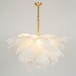 Ostrich Feather Chandelier - Lamp Outdoor