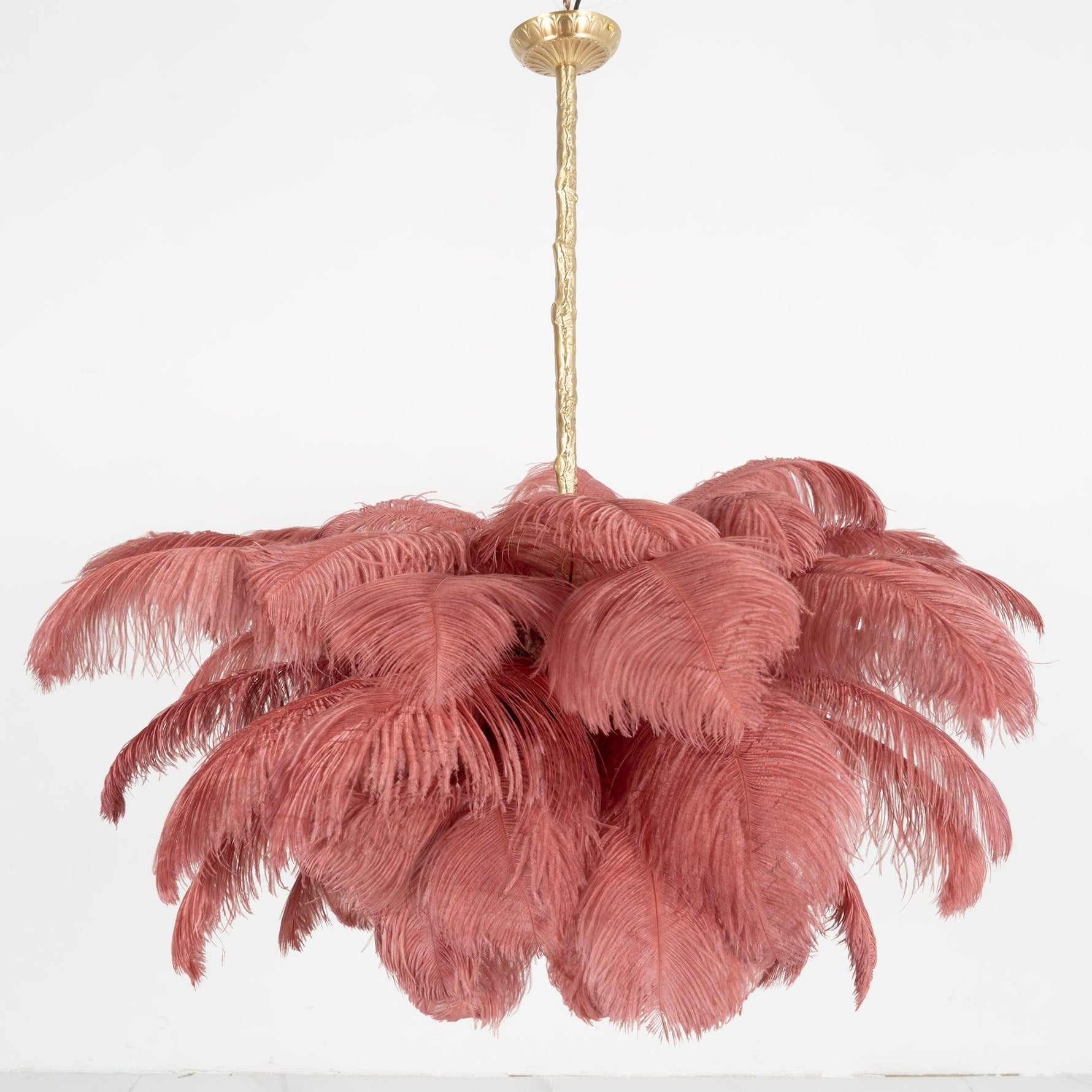 Ostrich Feather Chandelier - Lamp Outdoor