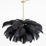 Ostrich Feather Chandelier - Lamp Outdoor