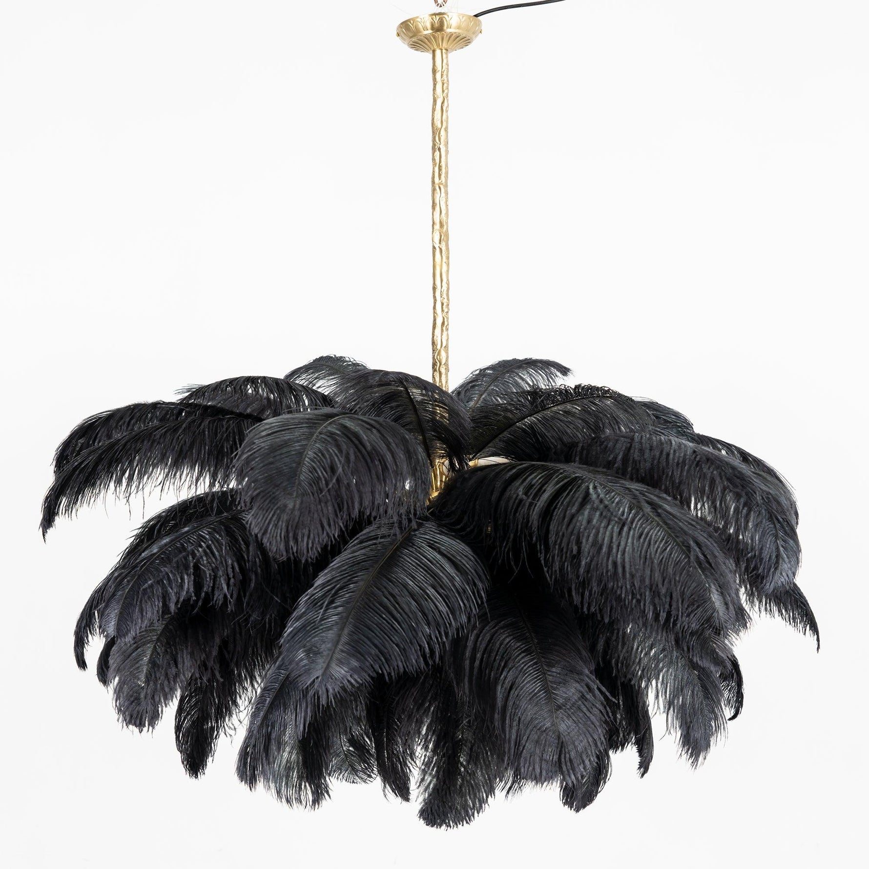 Ostrich Feather Chandelier - Lamp Outdoor