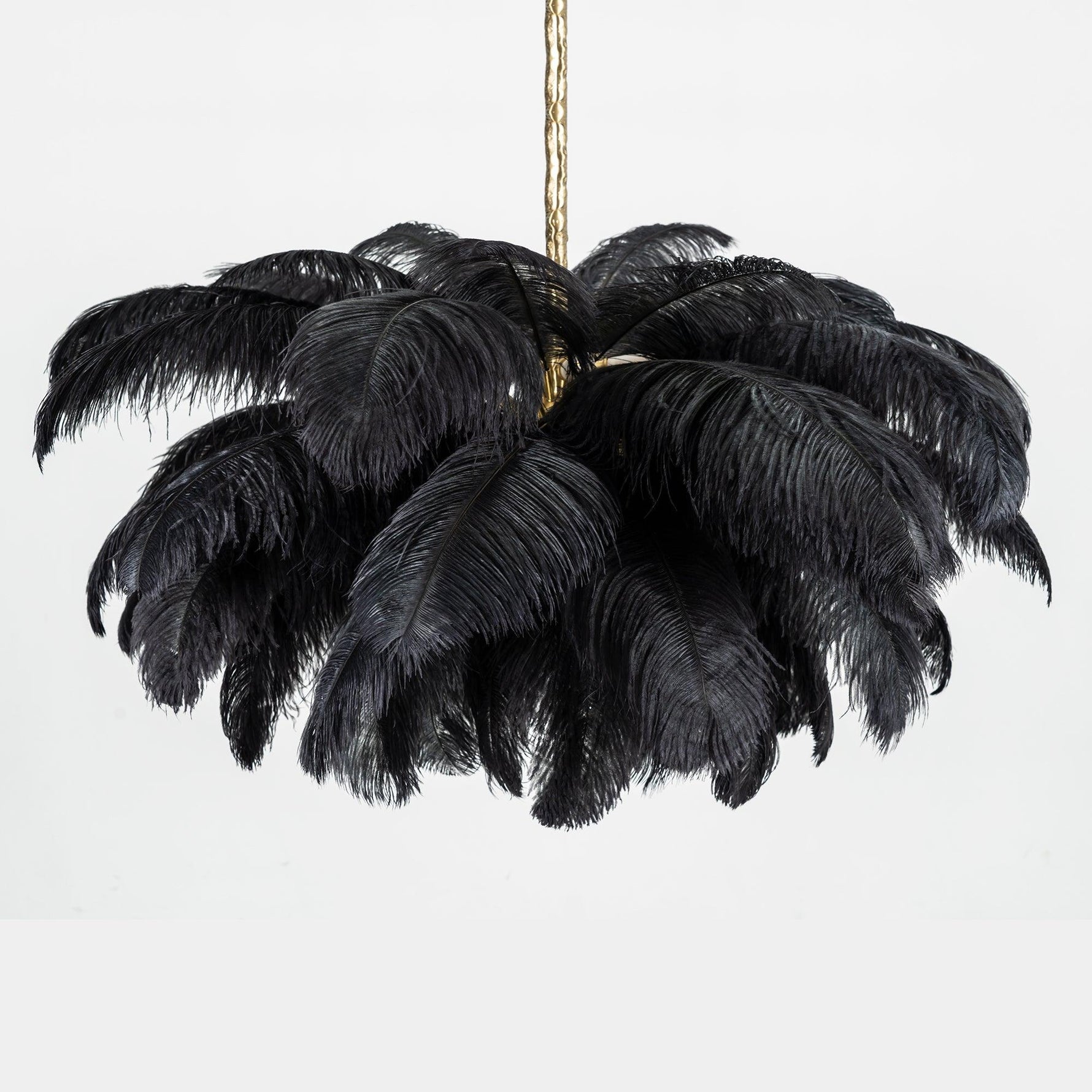 Ostrich Feather Chandelier - Lamp Outdoor