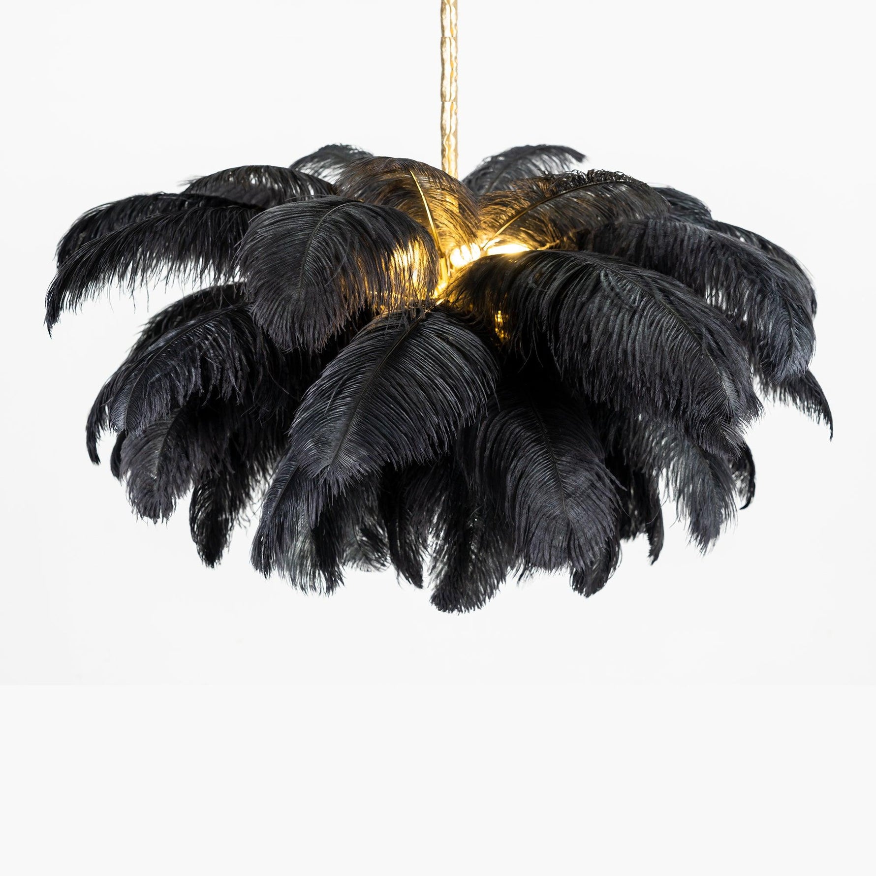 Ostrich Feather Chandelier - Lamp Outdoor