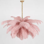 Ostrich Feather Chandelier - Lamp Outdoor