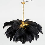 Ostrich Feather Chandelier - Lamp Outdoor
