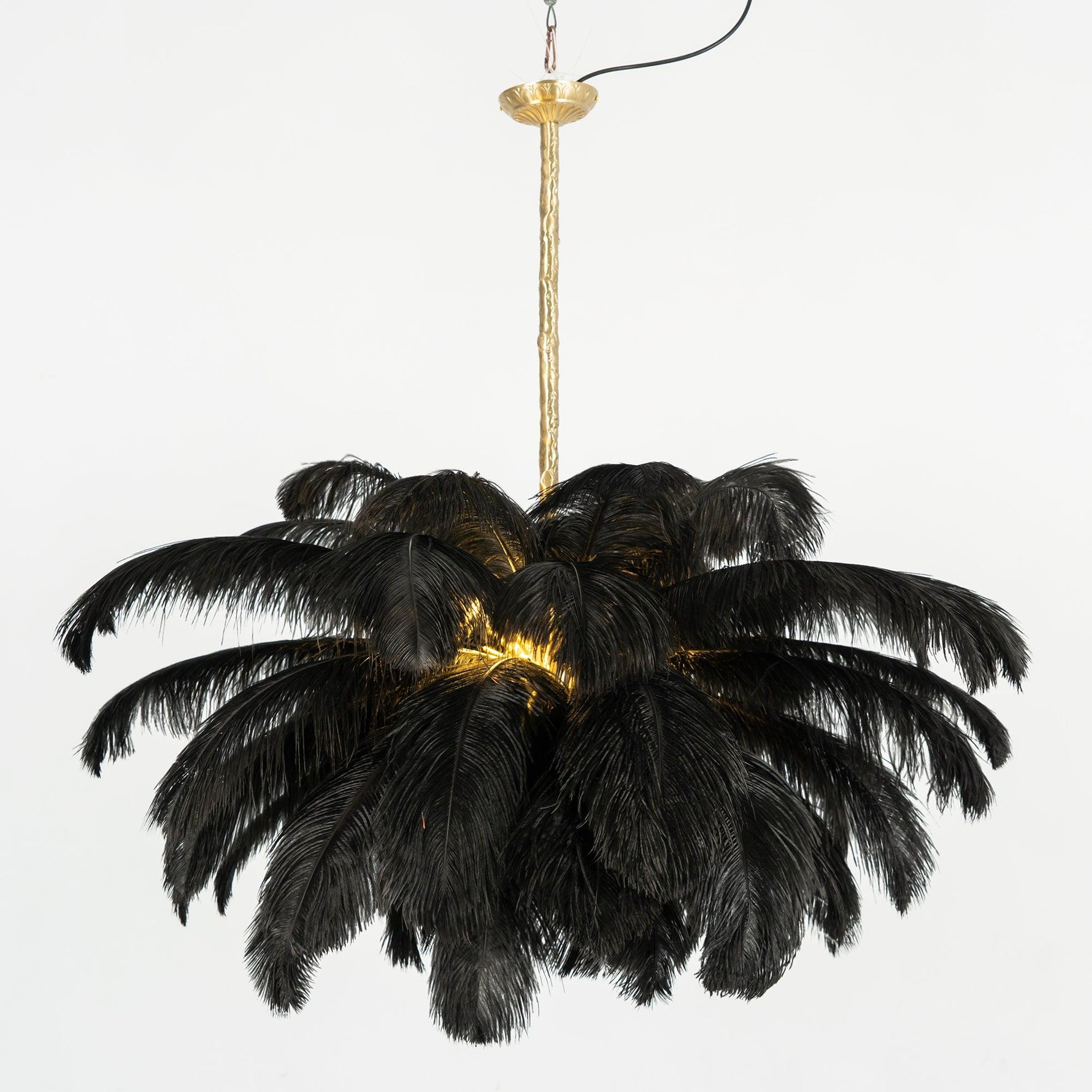 Ostrich Feather Chandelier - Lamp Outdoor