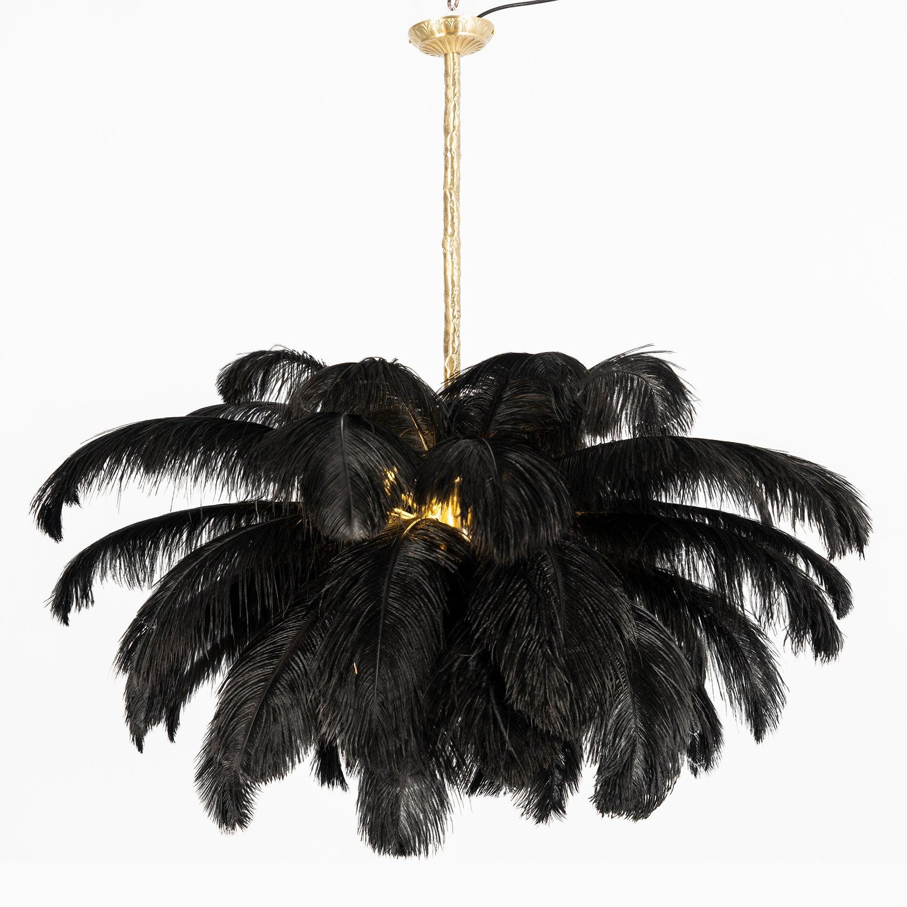 Ostrich Feather Chandelier - Lamp Outdoor
