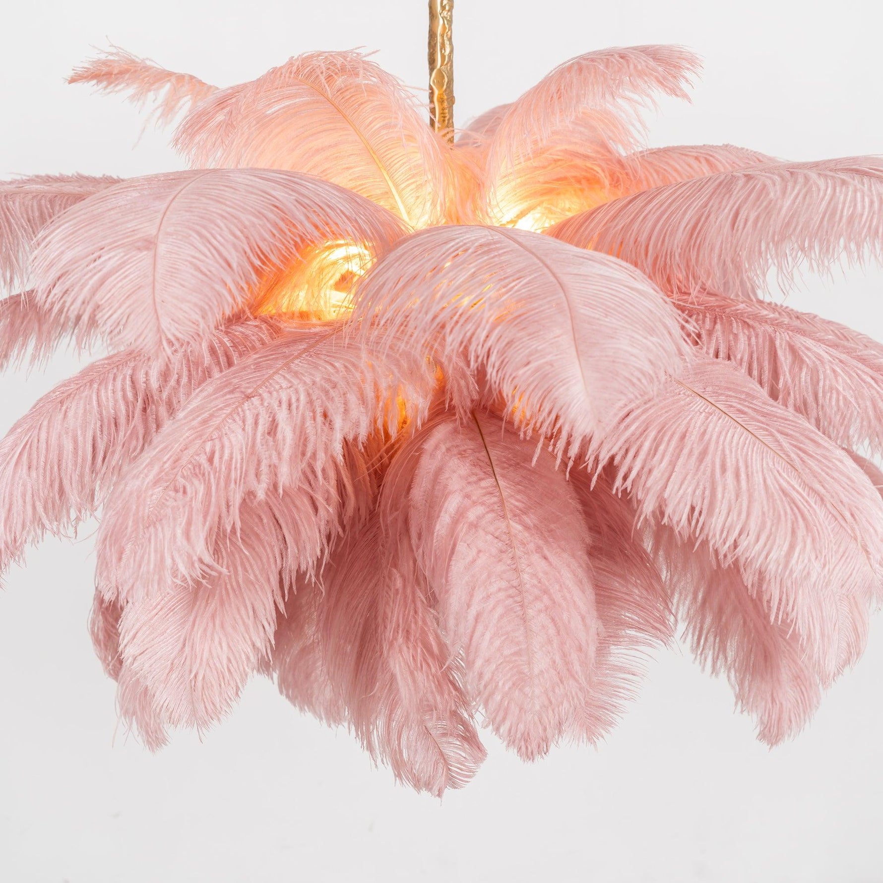 Ostrich Feather Chandelier - Lamp Outdoor
