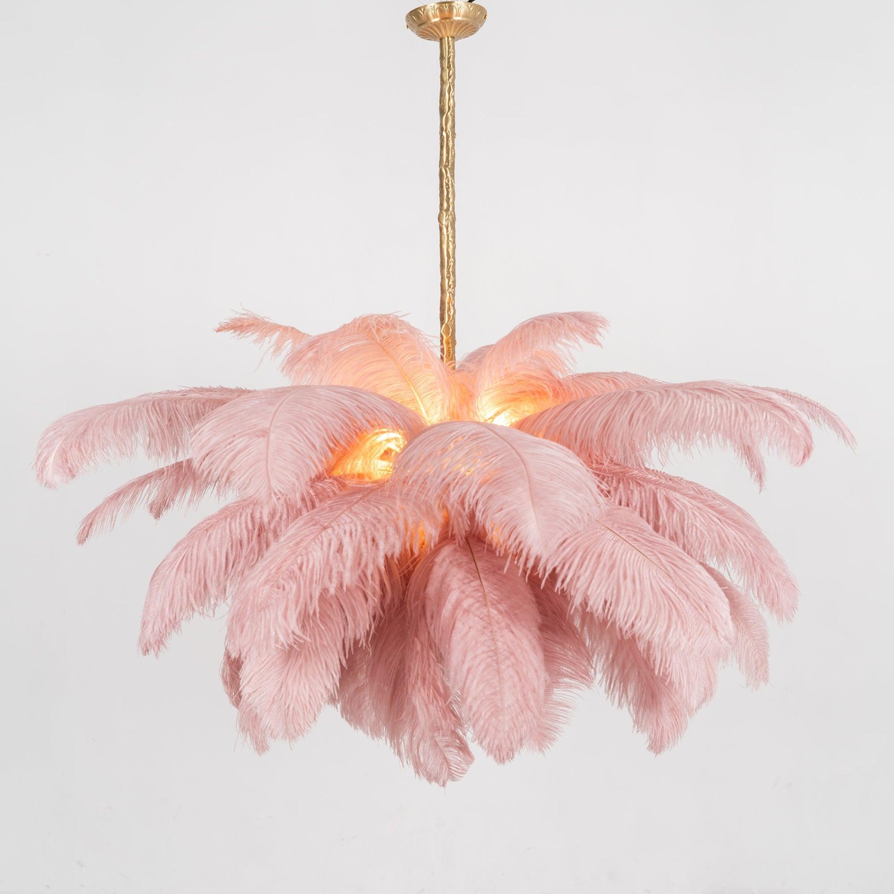 Ostrich Feather Chandelier - Lamp Outdoor