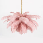 Ostrich Feather Chandelier - Lamp Outdoor