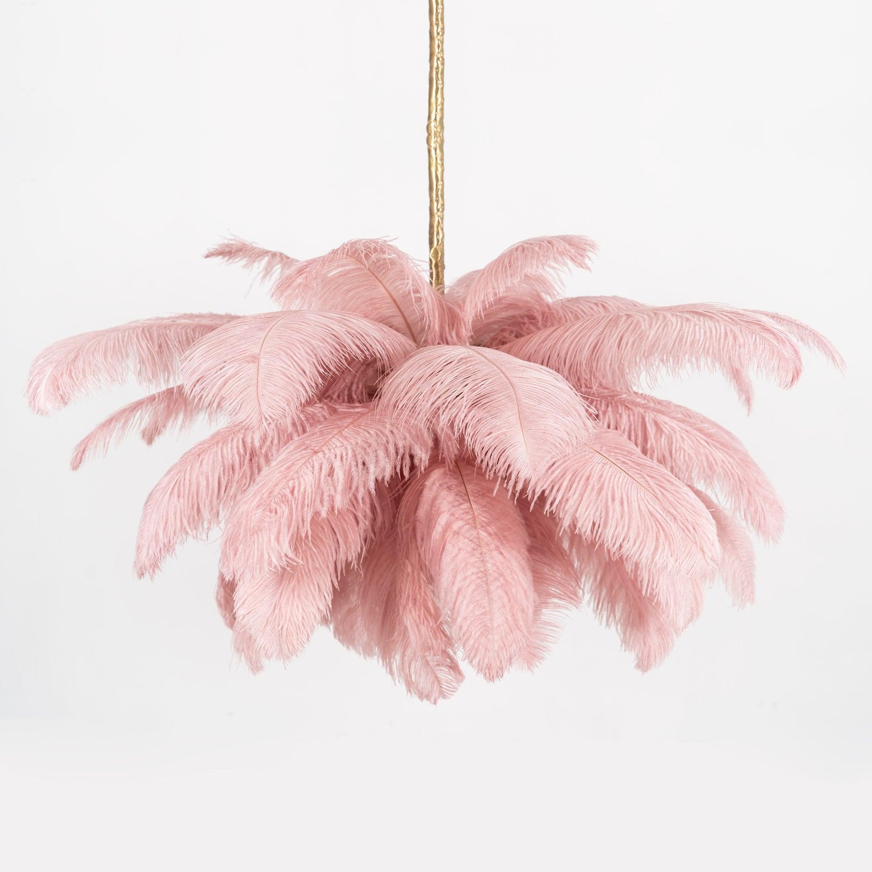 Ostrich Feather Chandelier - Lamp Outdoor