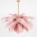Ostrich Feather Chandelier - Lamp Outdoor