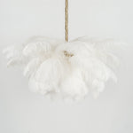 Ostrich Feather Chandelier - Lamp Outdoor