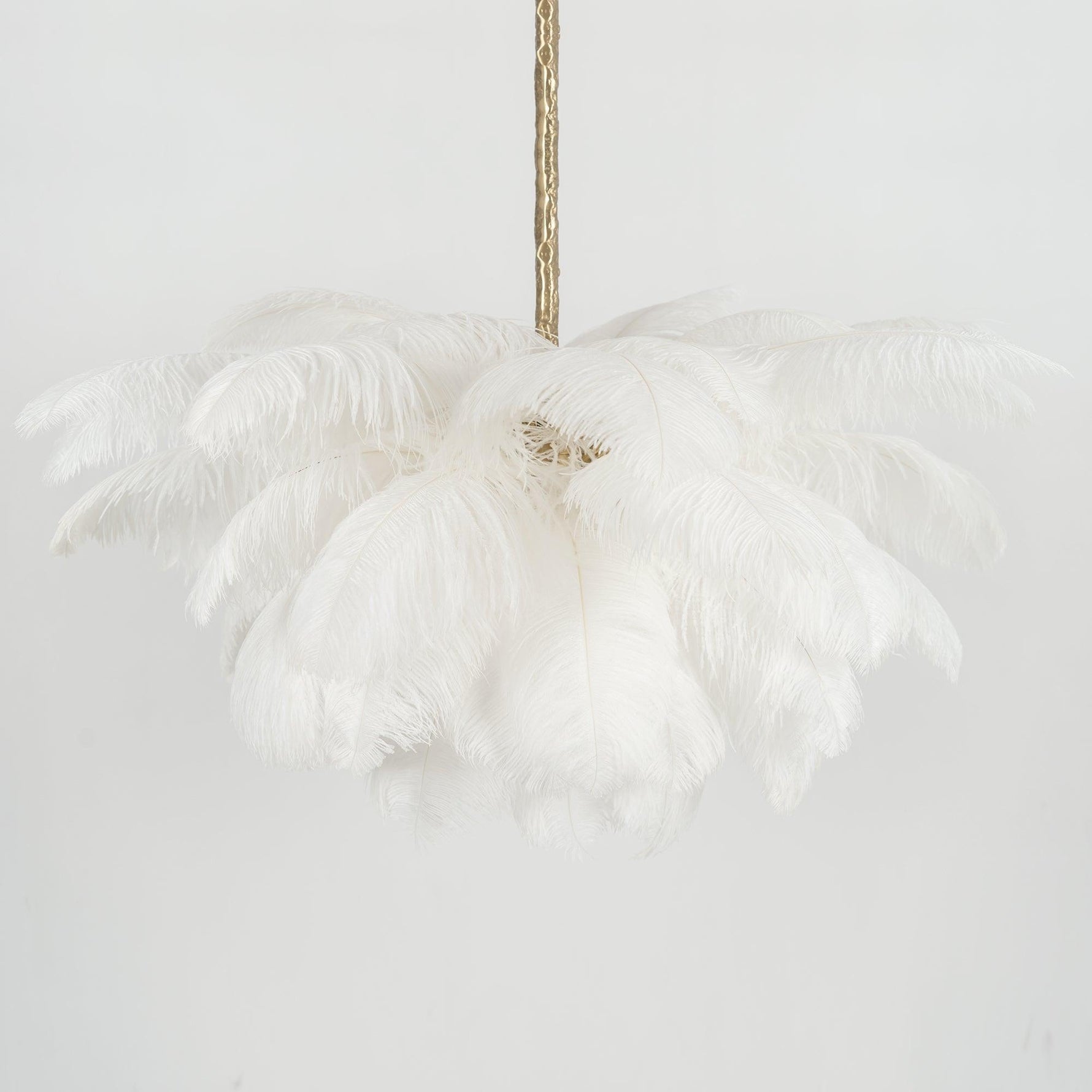 Ostrich Feather Chandelier - Lamp Outdoor