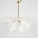 Ostrich Feather Chandelier - Lamp Outdoor