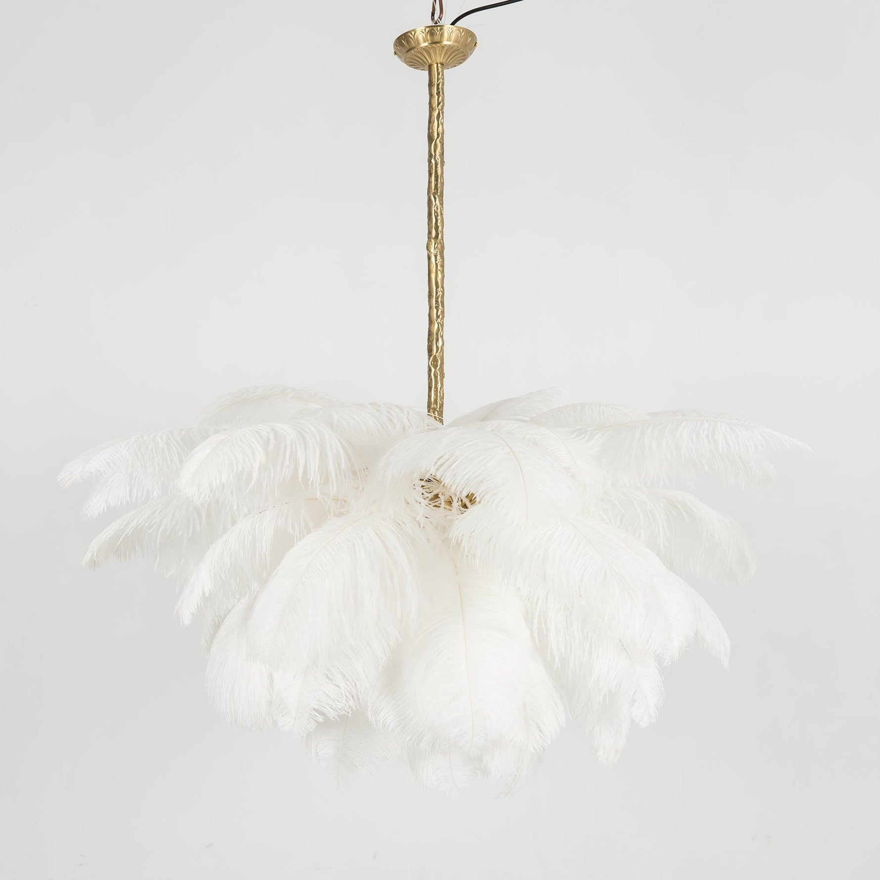 Ostrich Feather Chandelier - Lamp Outdoor