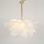 Ostrich Feather Chandelier - Lamp Outdoor