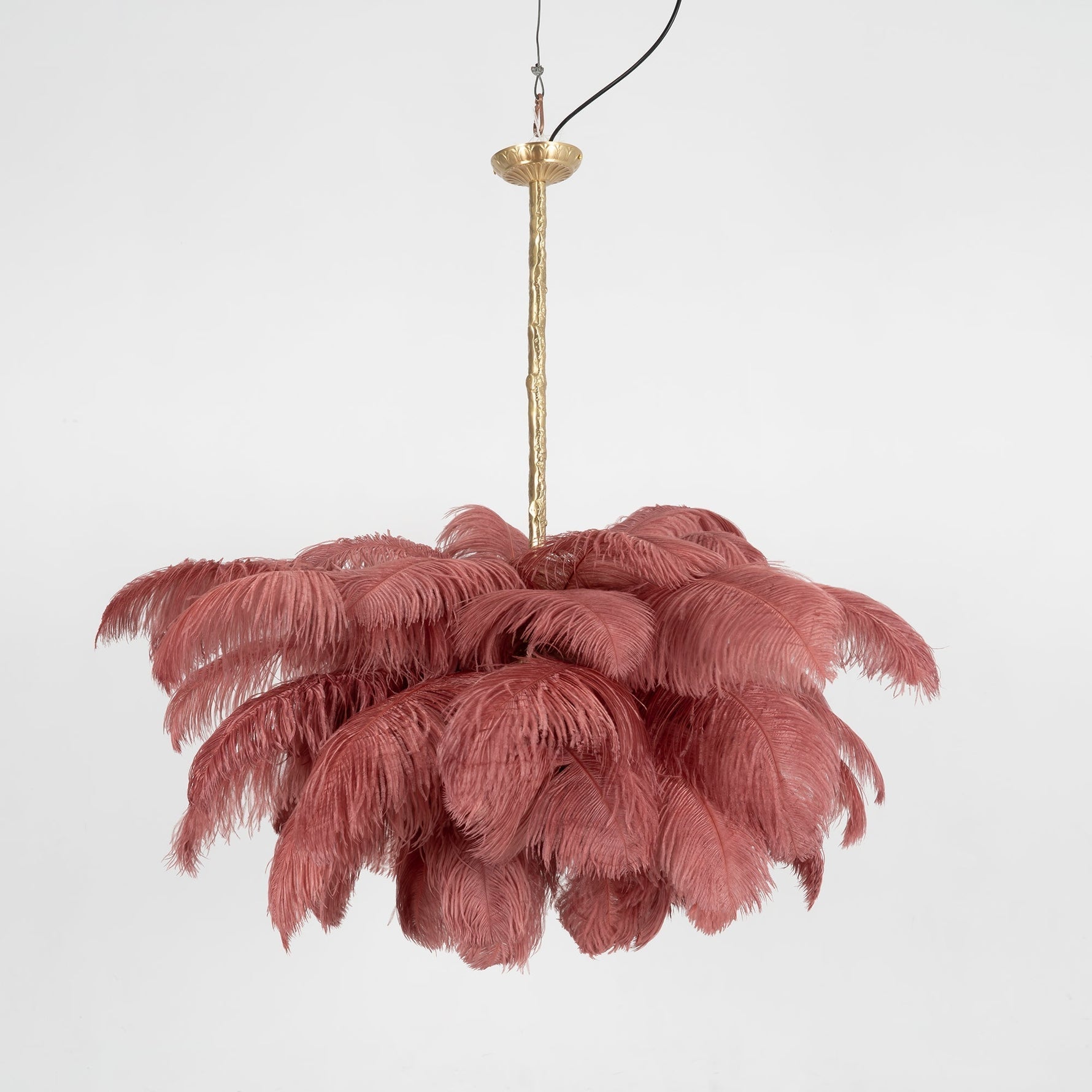 Ostrich Feather Chandelier - Lamp Outdoor
