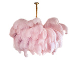 Ostrich Feather Chandelier - Lamp Outdoor