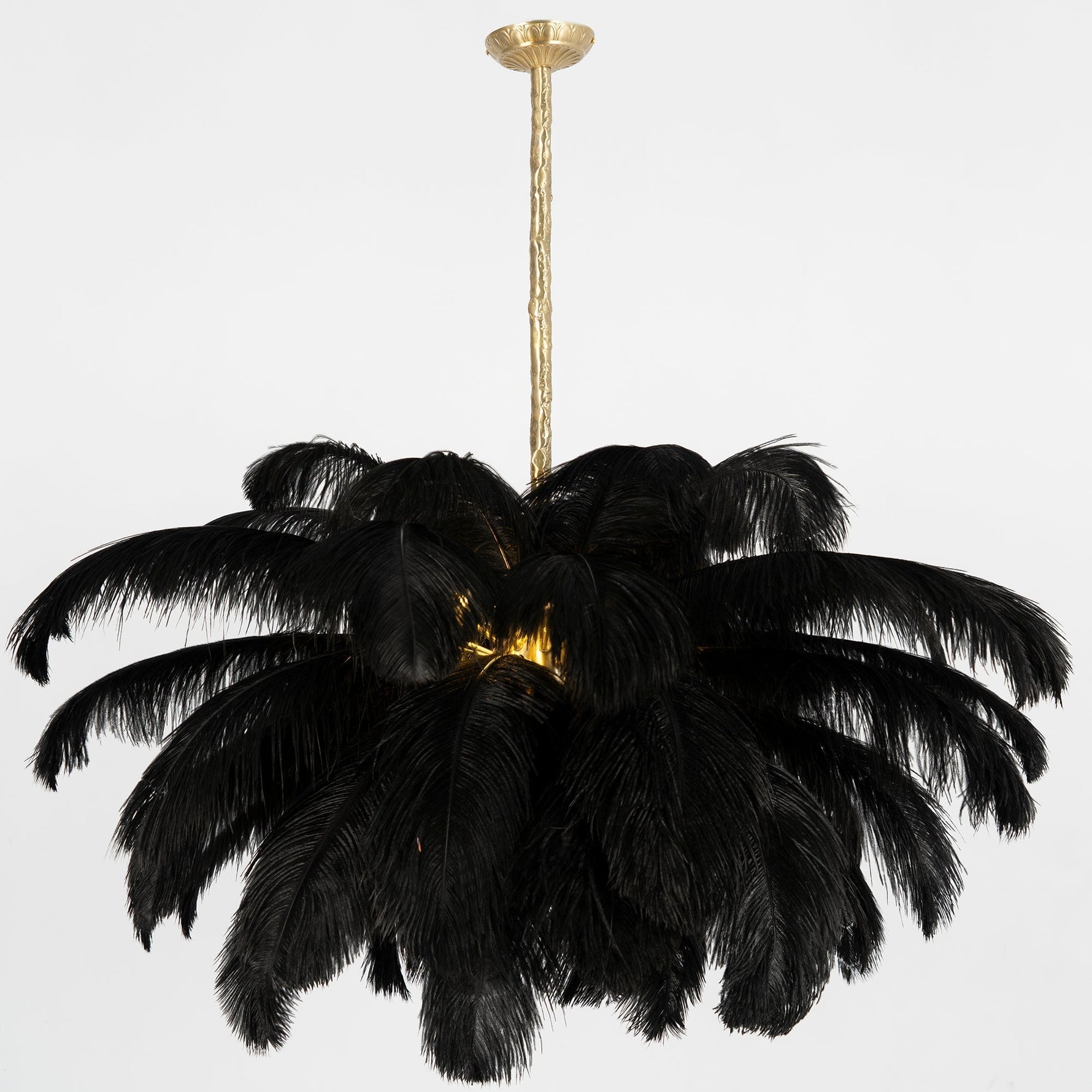 Ostrich Feather Chandelier - Lamp Outdoor