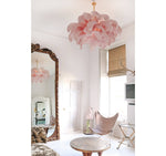 Ostrich Feather Chandelier - Lamp Outdoor