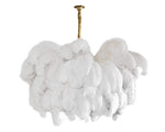 Ostrich Feather Chandelier - Lamp Outdoor