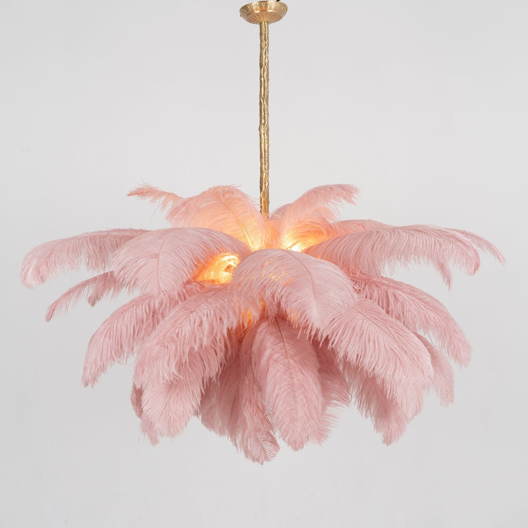 Ostrich Feather Chandelier - Lamp Outdoor