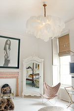 Ostrich Feather Chandelier - Lamp Outdoor