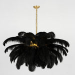 Ostrich Feather Chandelier - Lamp Outdoor