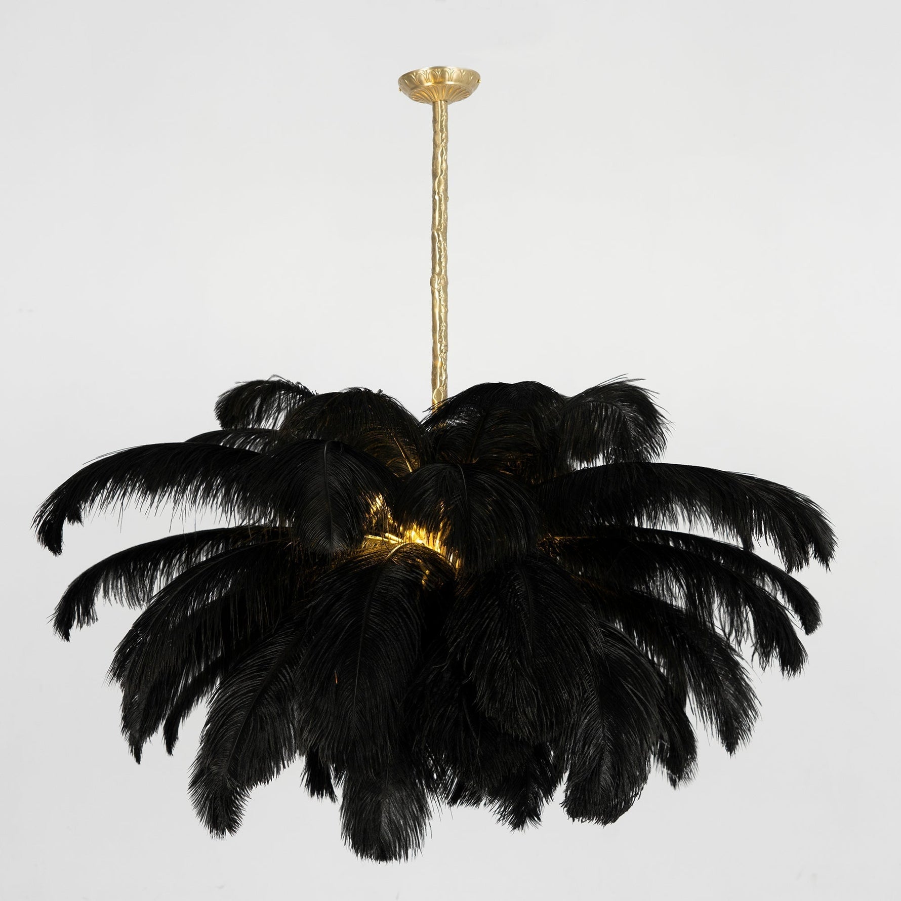Ostrich Feather Chandelier - Lamp Outdoor