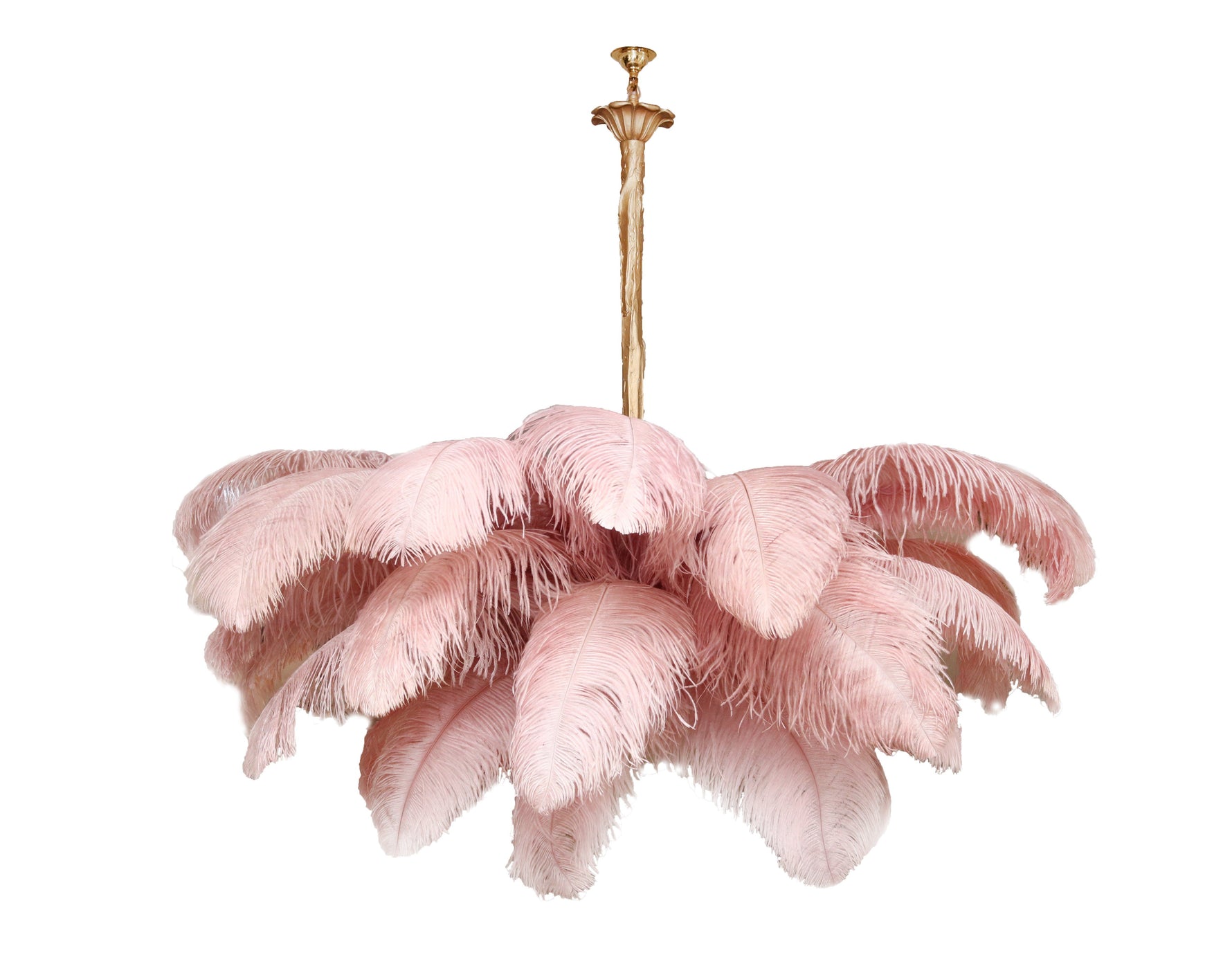 Ostrich Feather Chandelier - Lamp Outdoor