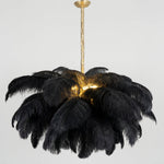 Ostrich Feather Chandelier - Lamp Outdoor