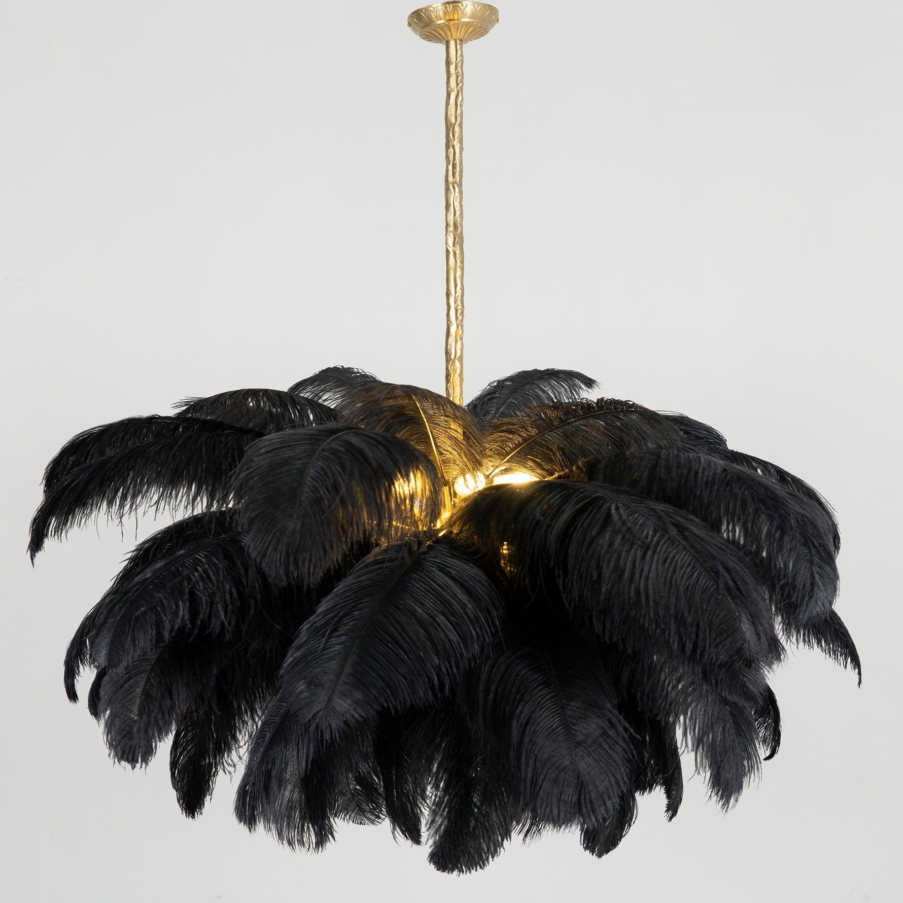 Ostrich Feather Chandelier - Lamp Outdoor