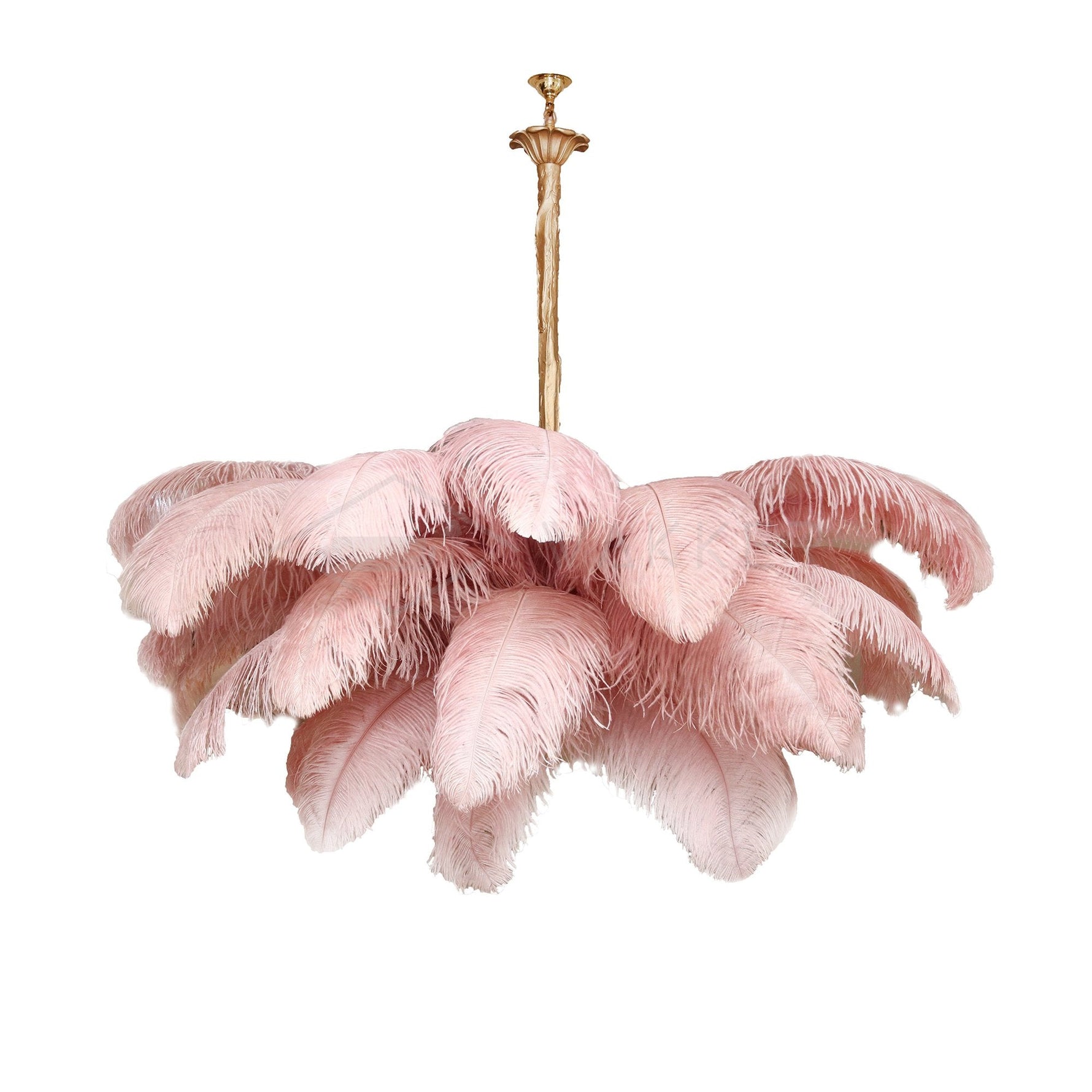 Ostrich Feather Chandelier - Lamp Outdoor