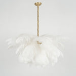 Ostrich Feather Chandelier - Lamp Outdoor