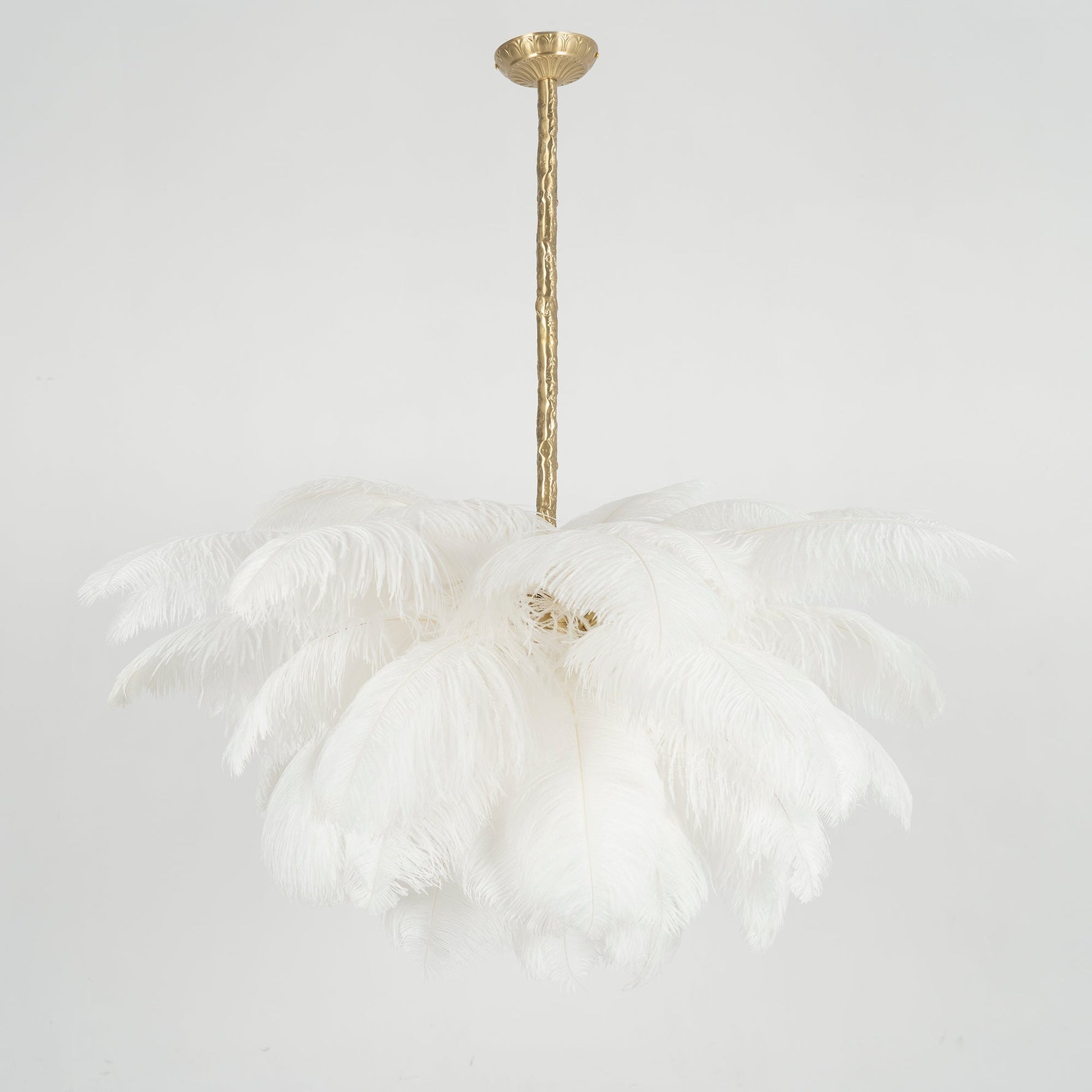 Ostrich Feather Chandelier - Lamp Outdoor