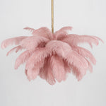 Ostrich Feather Chandelier - Lamp Outdoor