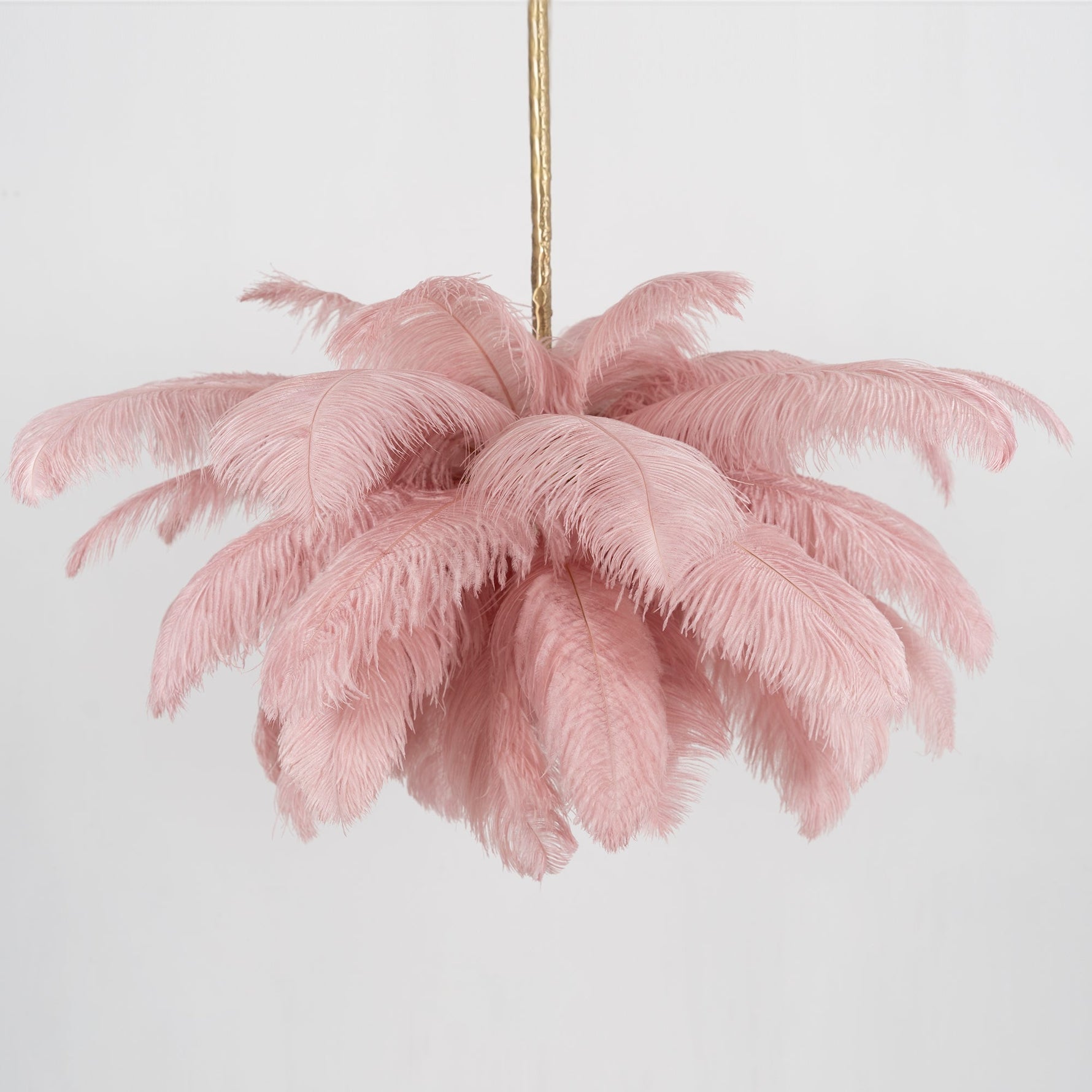 Ostrich Feather Chandelier - Lamp Outdoor