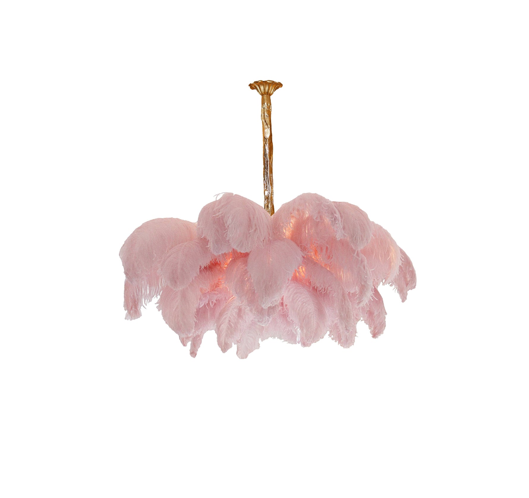Ostrich Feather Chandelier - Lamp Outdoor