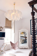 Ostrich Feather Chandelier - Lamp Outdoor