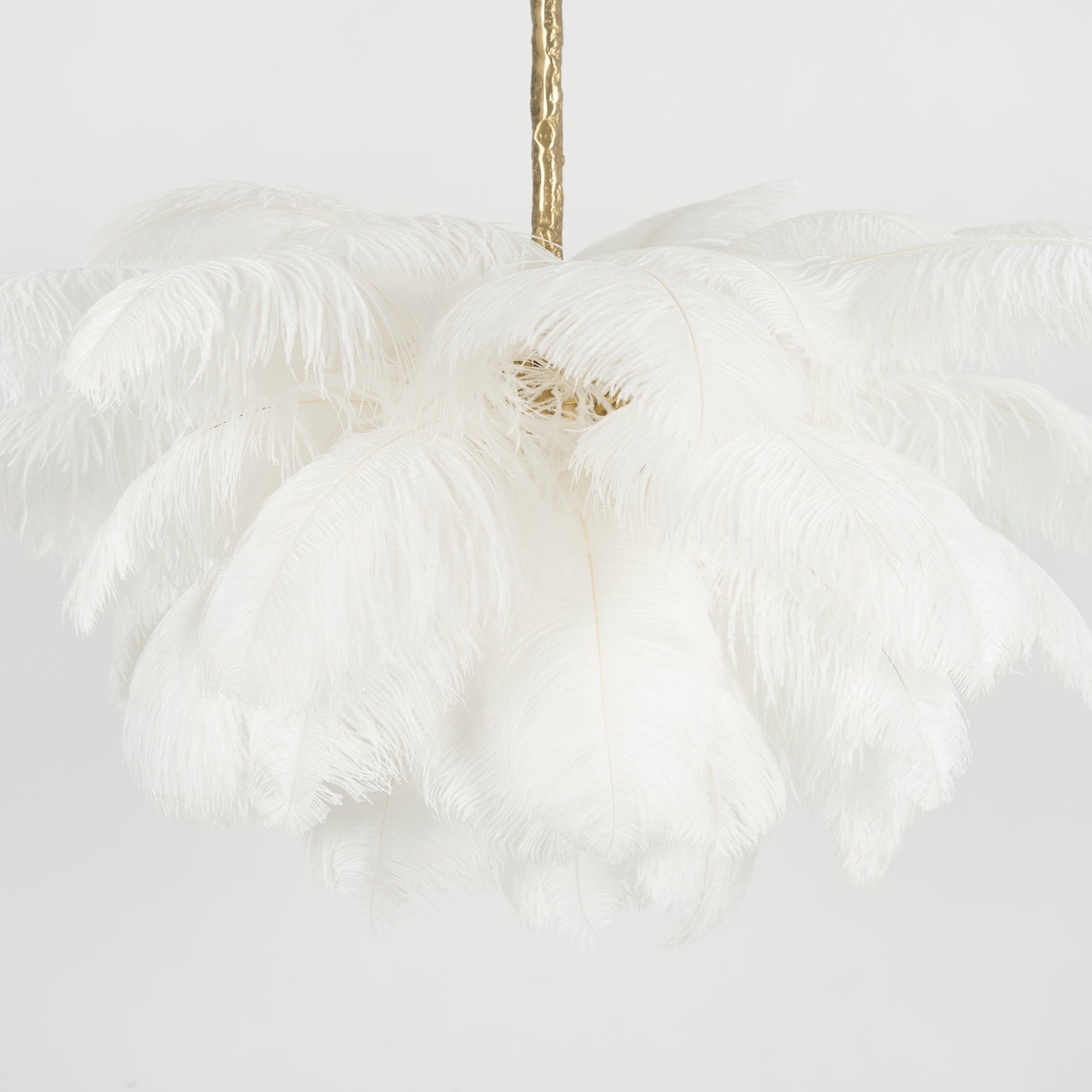 Ostrich Feather Chandelier - Lamp Outdoor
