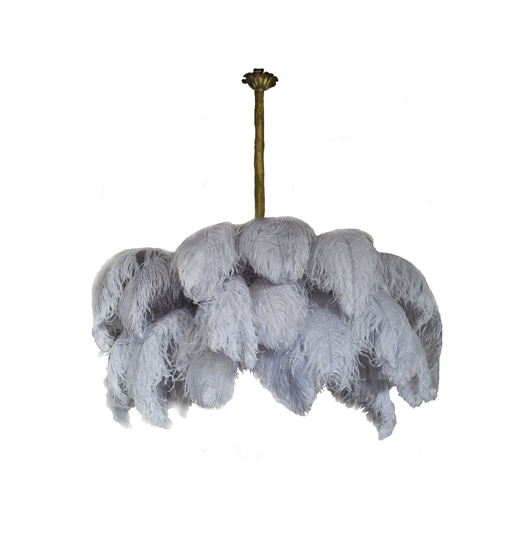 Ostrich Feather Chandelier - Lamp Outdoor