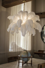 Ostrich Feather Chandelier - Lamp Outdoor
