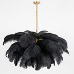 Ostrich Feather Chandelier - Lamp Outdoor