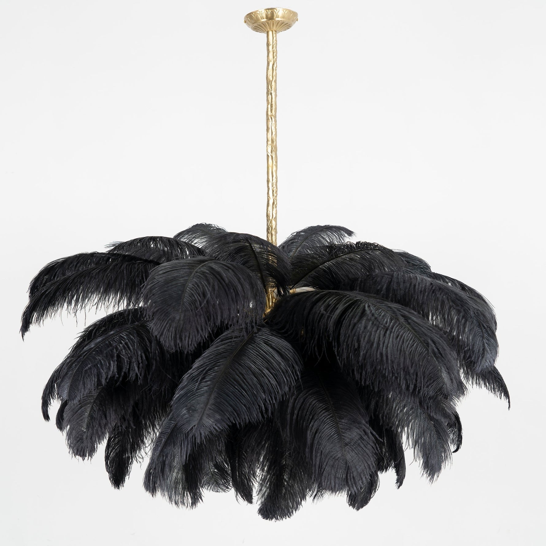Ostrich Feather Chandelier - Lamp Outdoor