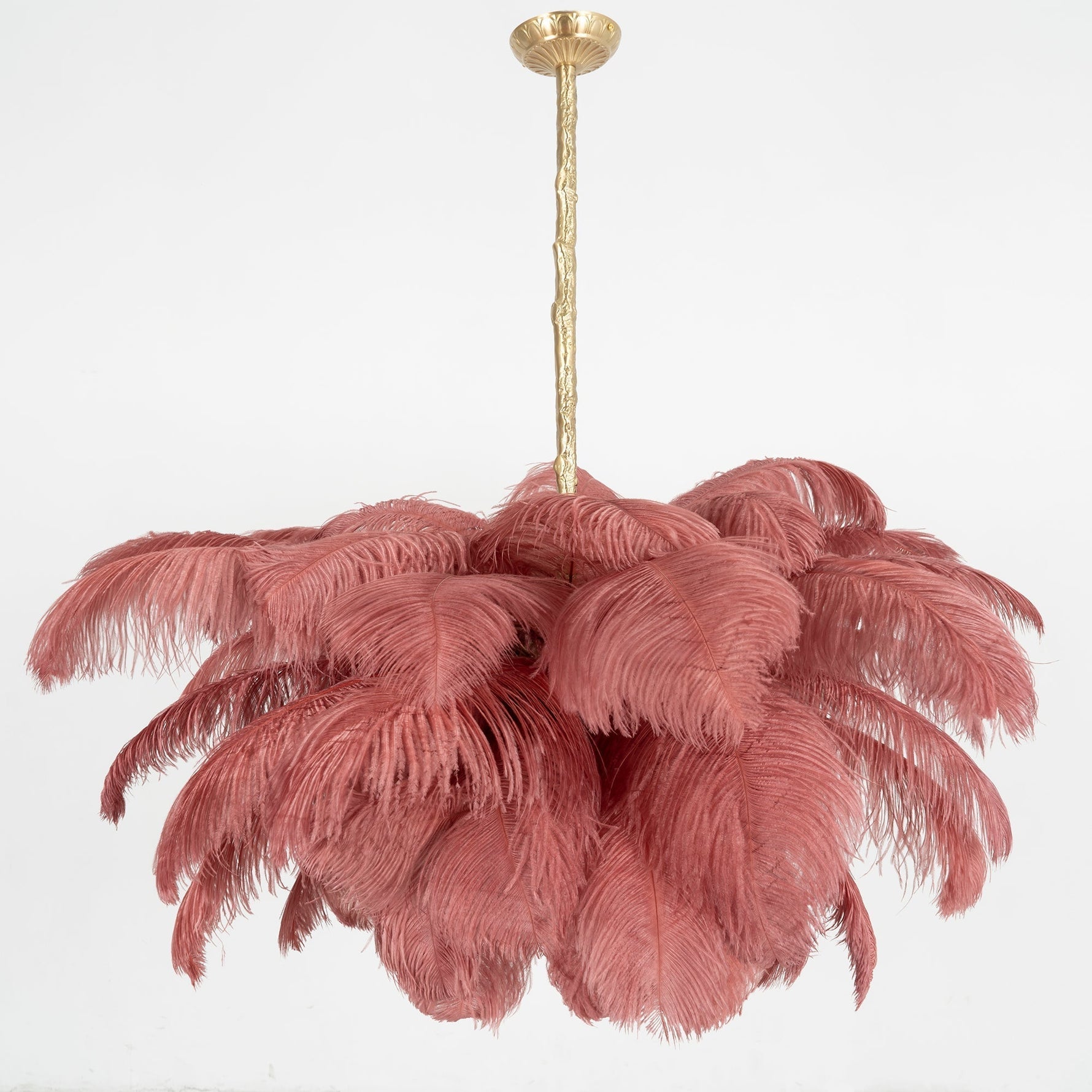 Ostrich Feather Chandelier - Lamp Outdoor