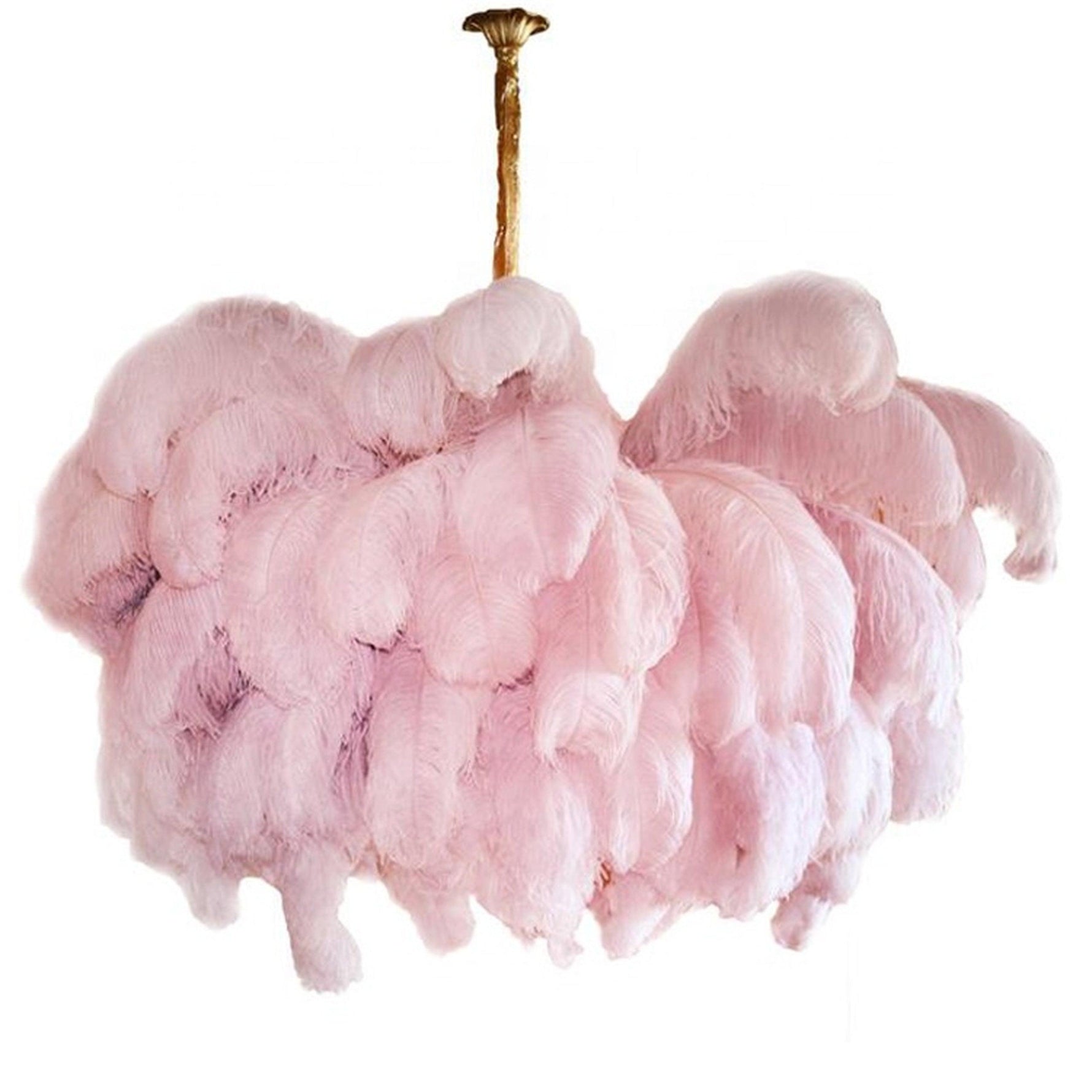 Ostrich Feather Chandelier - Lamp Outdoor