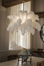 Ostrich Feather Chandelier - Lamp Outdoor