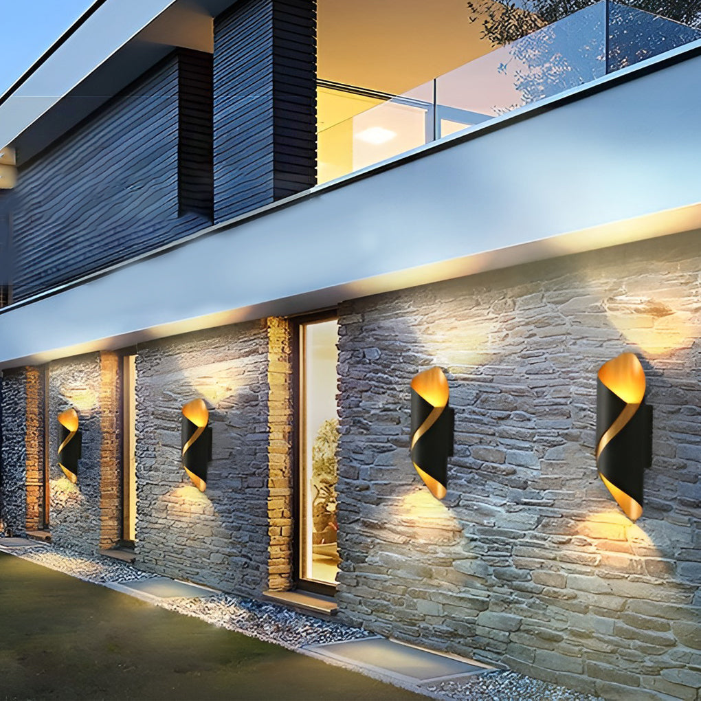 Outdoor LED Up and Down Light Waterproof Modern Wall Sconce Lighting - Lamp Outdoor