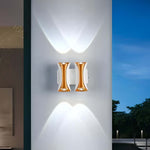 Waterproof Up and Down Lights LED Modern Outdoor Wall Sconce Lighting - Lamp Outdoor