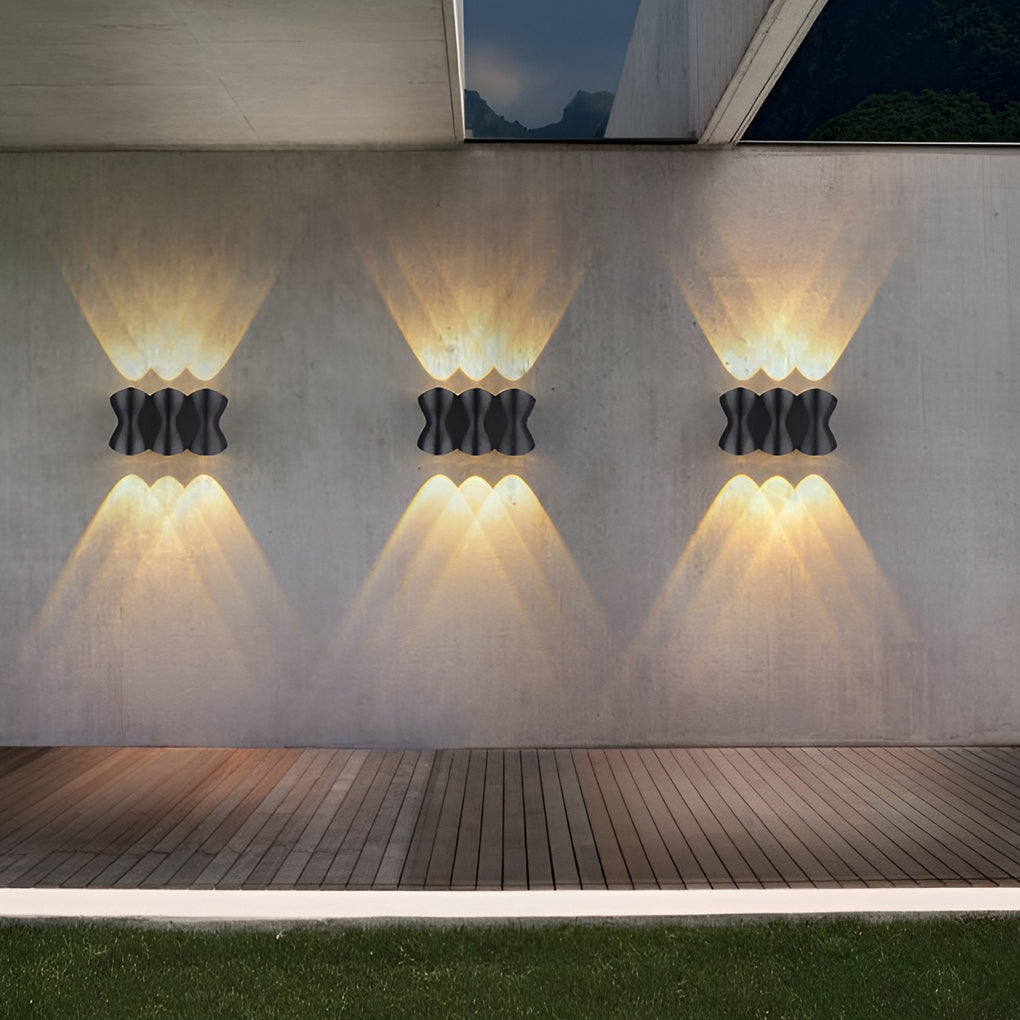 Creative LED Up and Down Lights Waterproof Modern Outdoor Wall Lamp - Lamp Outdoor